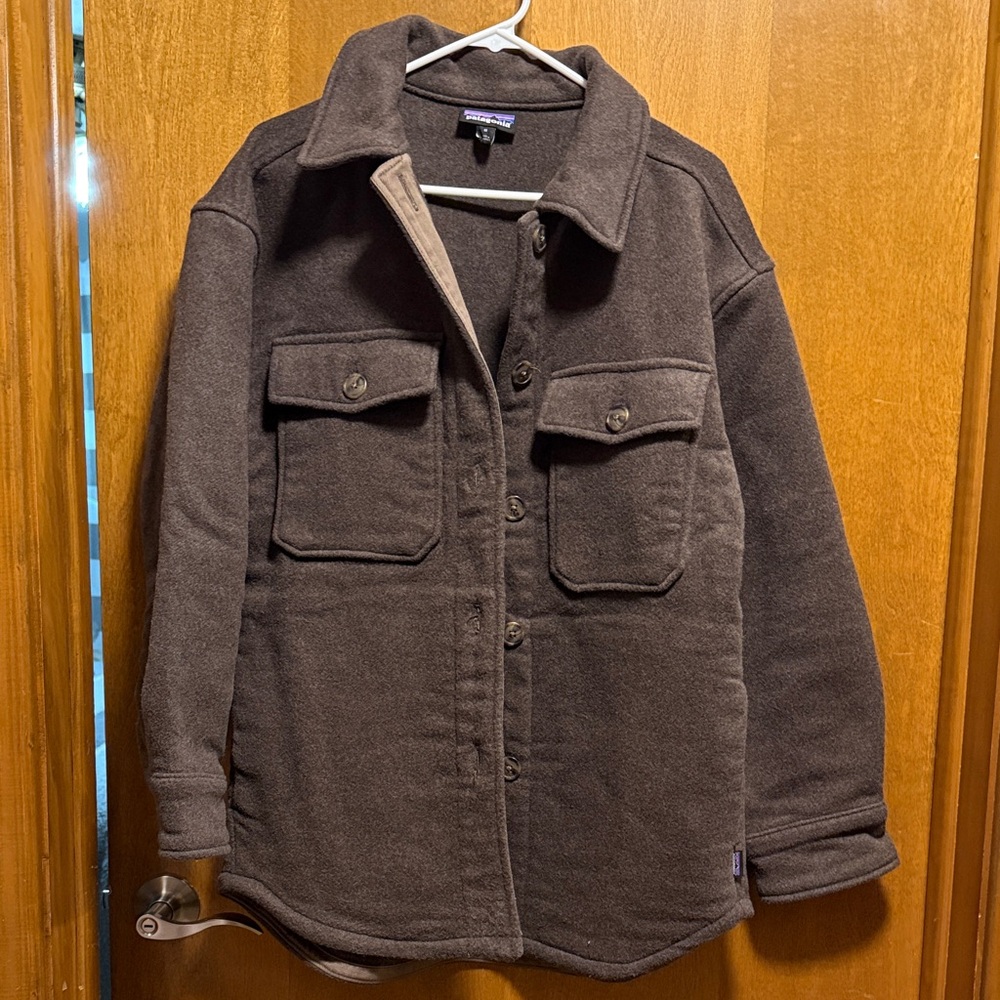 Patagonia Wool, Brown Shirt Jacket